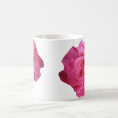 Anpassbare Amy Name Rosa Rosa Blume boho Kaffeetasse (Mittel)