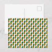 Anpassbare Ananas Postkarte (Vorne/Hinten)