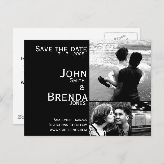 Anpassbare Ankündigung Datum freihalten (Vorne/Hinten)