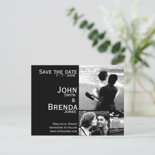 Anpassbare Ankündigung Datum freihalten (Stehend Vorderseite)