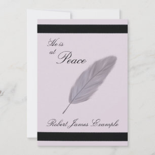 Anpassbare Ankündigung des Todes (Feather)