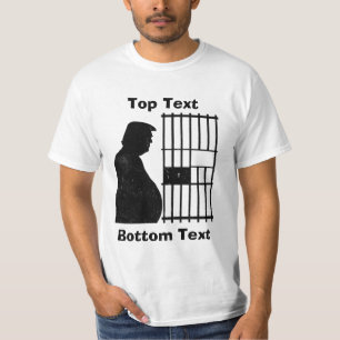 Anpassbare Anti-Trump-Lösung im Loser-Gefängnis T-Shirt
