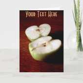 Anpassbare Apfel Karte (Vorderseite)