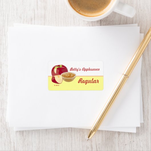 Anpassbare Applesauce-Kabel Adressaufkleber (Insitu)