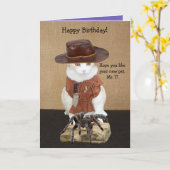 Anpassbare April-Fools zum Geburtstag Karte (Gelbe Blume)