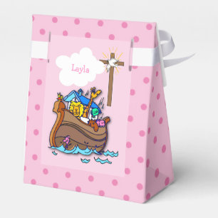 Anpassbare Arche-Noah-Taufe für Babys, Mädchen Ros Geschenkschachtel