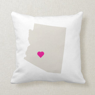Anpassbare Arizona Staat Liebe Reversible Pillow Kissen