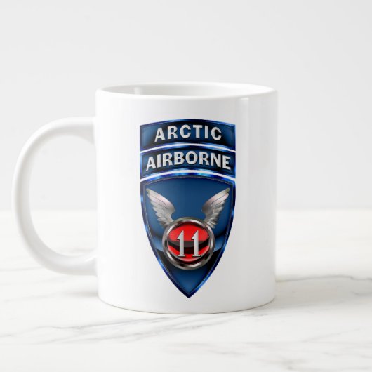 Anpassbare Arktis Im Flugzeug 20oz Jumbo-Tasse (Links)