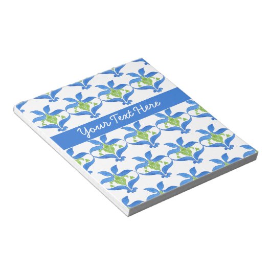 Anpassbare Art Nouveau Muster Editor oder Jotter Notizblock (angewinkelt)