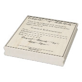 Anpassbare Artwork-Authentifizierung Print I Gummistempel (Stempel)