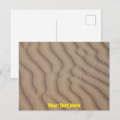 Anpassbare Atacama Wüste Sandrippel Postkarte (Vorne/Hinten)