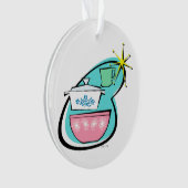 Anpassbare atomare Kochgeschirr Ornament (Vorderseite)