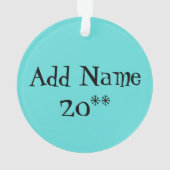 Anpassbare atomare Kochgeschirr Ornament (Rückseite)