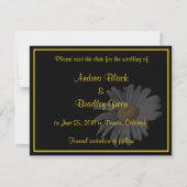 Anpassbare, auf die Anforderungen zugeschnittene " Save The Date (Rückseite)