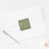 Anpassbare Aufkleber – Blumen oder Hautpflege (Umschlag)
