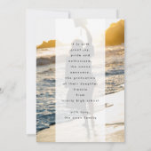 Anpassbare, ausgeblendete BOLD-GRAD-Foto-Klasse Ankündigung (Rückseite)