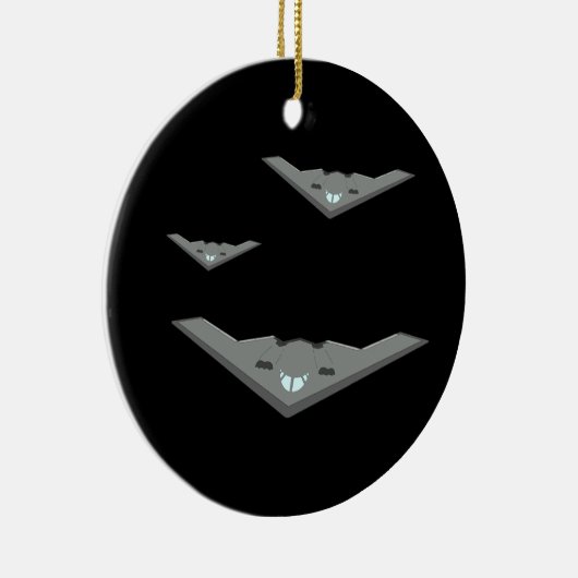 Anpassbare B2-Tarnbomber Keramikornament (Rechts)