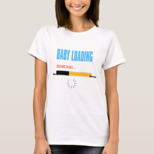 Anpassbare Babyladung Mutterschaftstop-Design T-Shirt