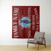 Anpassbare Background Wall Hangings 2024 Party Tem Wandteppich (Beispiel)