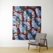 Anpassbare Background Wall Hangings 2024 Party Tem Wandteppich (Beispiel)