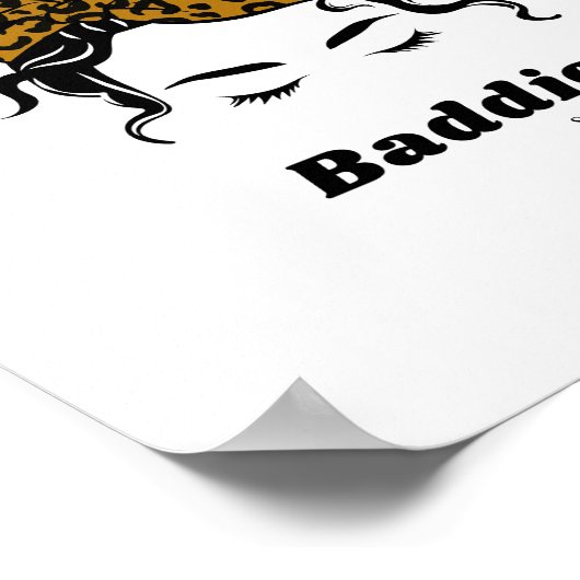 Anpassbare Baddie Poster (Ecke)