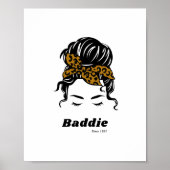Anpassbare Baddie Poster (Vorne)