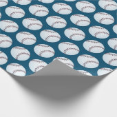 Anpassbare Baseball Geschenkpapier (Ecke)