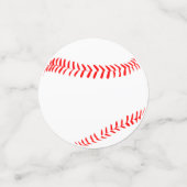 Anpassbare Baseball-Party-Tischkonfetti Konfetti (Klein Vorderseite)