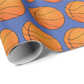 Anpassbare Basketball Geschenkpapier (Rolleneckpunkt)
