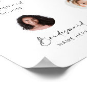 Anpassbare Begegnung mit der Einführung von Brides Poster (Ecke)