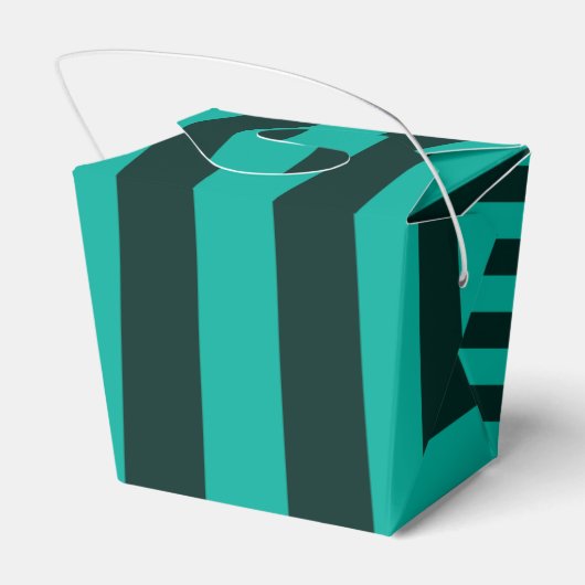 Anpassbare Behalt-Anpassung des Textes Türkisfarbe Geschenkschachtel (Rückseite)