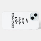 Anpassbare BEHALT-CALM und LIEBE TENNESSEE Case-Mate iPhone Hülle (Rückseite (Horizontal))
