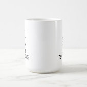 Anpassbare BEHALT-CALM und LIEBE TENNESSEE Kaffeetasse (Mittel)
