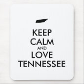 Anpassbare BEHALT-CALM und LIEBE TENNESSEE Mousepad (Vorne)