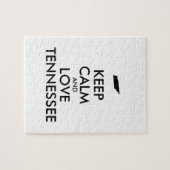 Anpassbare BEHALT-CALM und LIEBE TENNESSEE Puzzle (Horizontal)