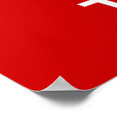 Anpassbare Behalten Calm Poster (Ecke)