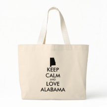 Anpassbare BEHALTEN CALM und LIEBE ALABAMA