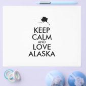 Anpassbare BEHALTEN CALM und LIEBE ALASKA Flyer (Einzeln)