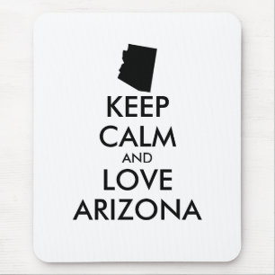 Anpassbare BEHALTEN CALM und LIEBE ARIZONA Mousepad