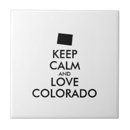 Anpassbare BEHALTEN CALM und LIEBE COLORADO Fliese