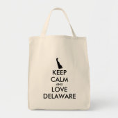 Anpassbare BEHALTEN CALM- und LIEBE-DELAWARE Tragetasche (Vorne)