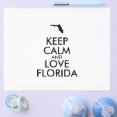Anpassbare BEHALTEN CALM und LIEBE FLORIDA Flyer (Einzeln)