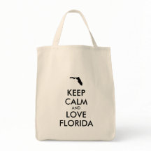 Anpassbare BEHALTEN CALM und LIEBE FLORIDA