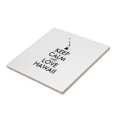 Anpassbare BEHALTEN CALM und LIEBE HAWAII Fliese (Seite)