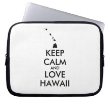 Anpassbare BEHALTEN CALM und LIEBE HAWAII