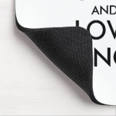 Anpassbare BEHALTEN CALM und LIEBE ILLINOIS Mousepad (Ecke)