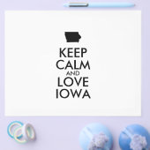 Anpassbare BEHALTEN CALM und LIEBE IOWA Flyer (Einzeln)