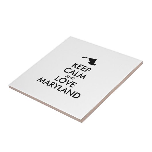 Anpassbare BEHALTEN CALM und LIEBE MARYLAND Fliese (Seite)