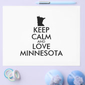 Anpassbare BEHALTEN CALM und LIEBE MINNESOTA Flyer (Einzeln)