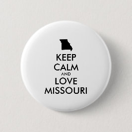 Anpassbare BEHALTEN CALM- und LIEBE-MISSOURI Button